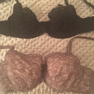 Lot of 2 bras: Victoria’s Secret and Soma